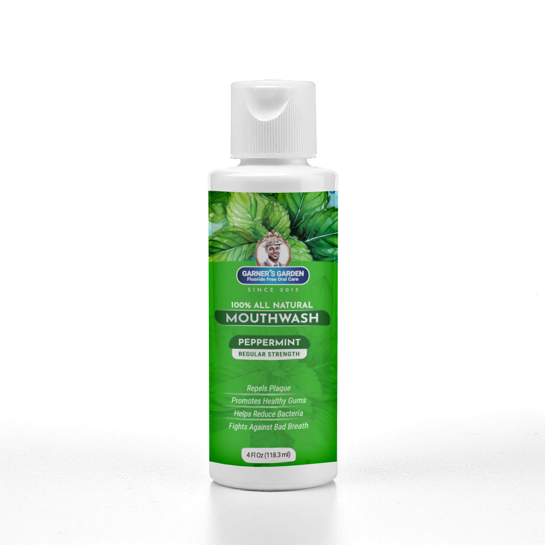 Travel Sized - Natural Mouthwash | H2O2 | Fluoride Free from Garner's Garden