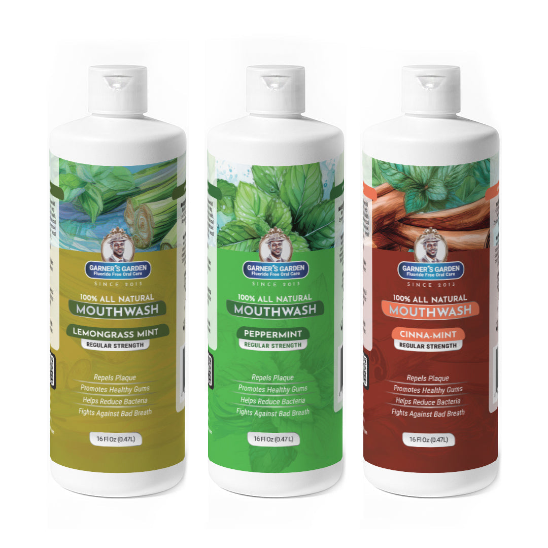 Natural Mouthwash | H2O2 | Antibacterial Fluoride-Free from Garner's Garden