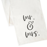 Mr. & Mrs. Cotton Canvas Table Runner from The Cotton & Canvas Co.