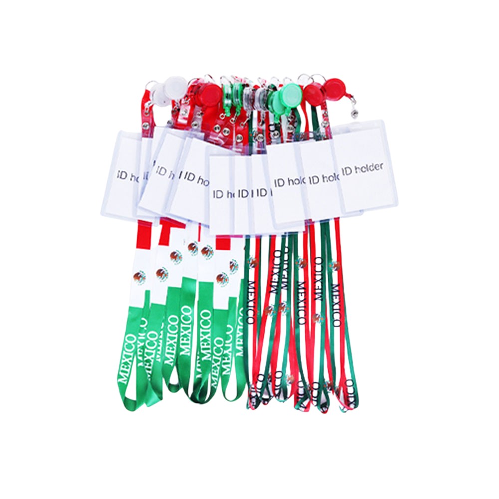 12PCS - MEXICO Message Keychain ID Holders from Madeline Love