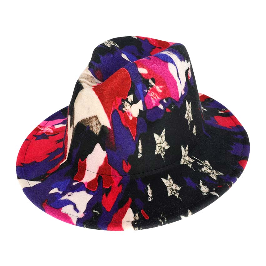 Abstract Patterned Panama Hat from Madeline Love