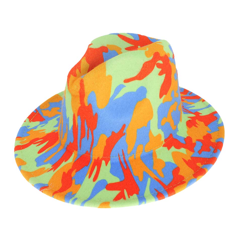 Abstract Patterned Panama Hat from Madeline Love