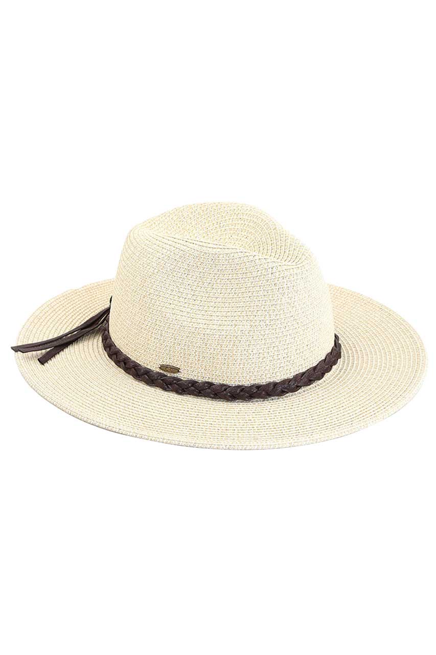 C.C STRAW PANAMA HAT from Madeline Love