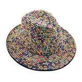 Bling Studded Panama Hat from Madeline Love