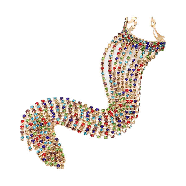 Rhinestone Fringe Barrette from Madeline Love