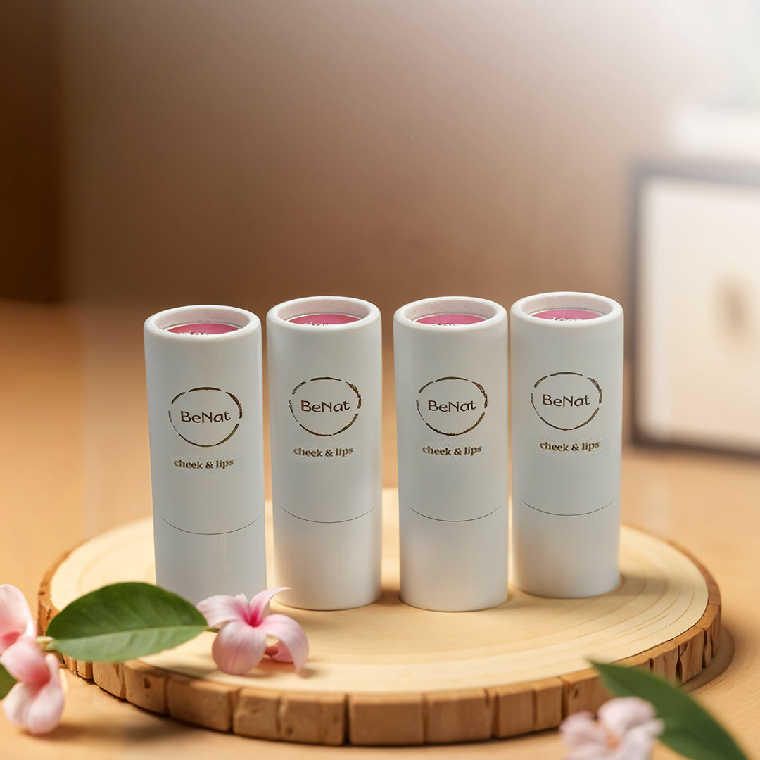 Lip & Cheek Bloom. 2 in 1 Natural Lipstick for Vibrant Color. from BeNat