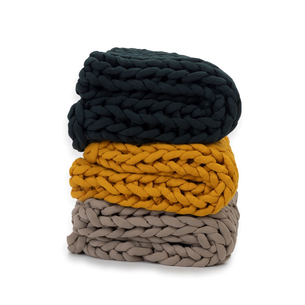 Knit Weighted Blanket From Nuzzie