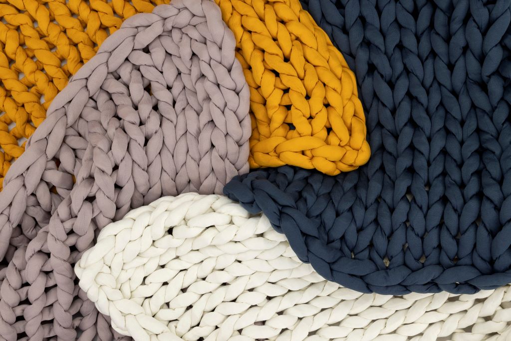 Knit Weighted Blanket From Nuzzie