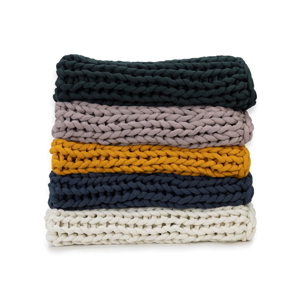 Knit Weighted Blanket From Nuzzie
