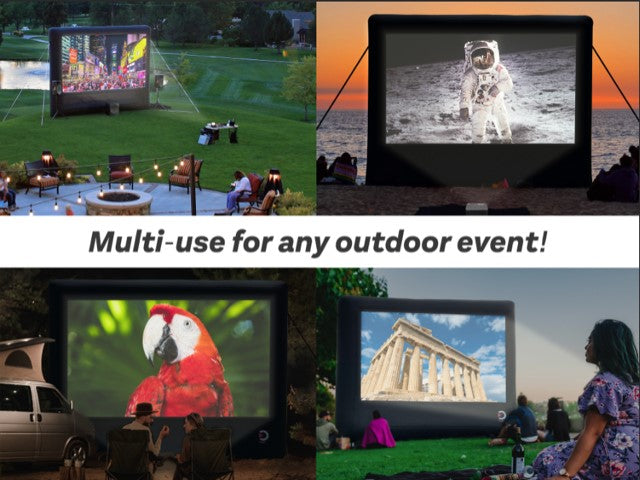 Elite Outdoor Movies 13' Home Outdoor Cinema System From Elite Outdoor Movies