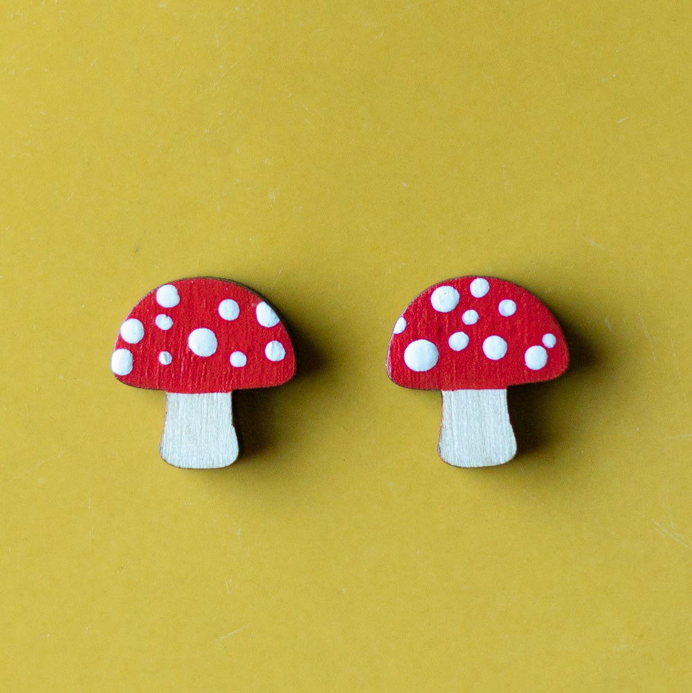 Mushroom Studs from LE CHIC MIAMI