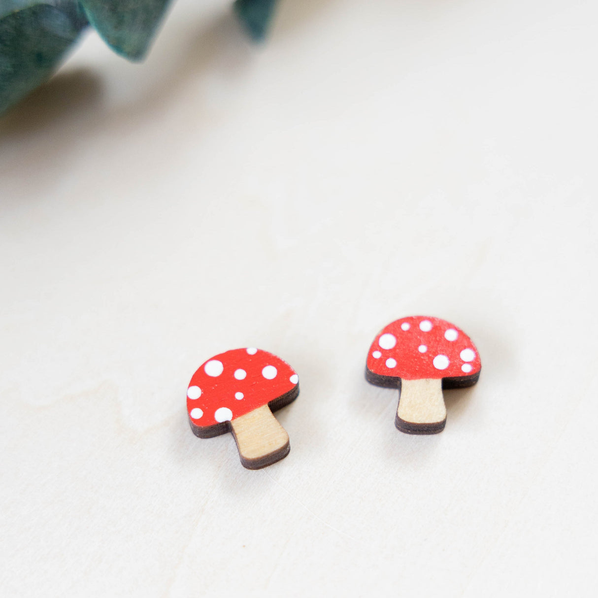 Mushroom Studs from LE CHIC MIAMI