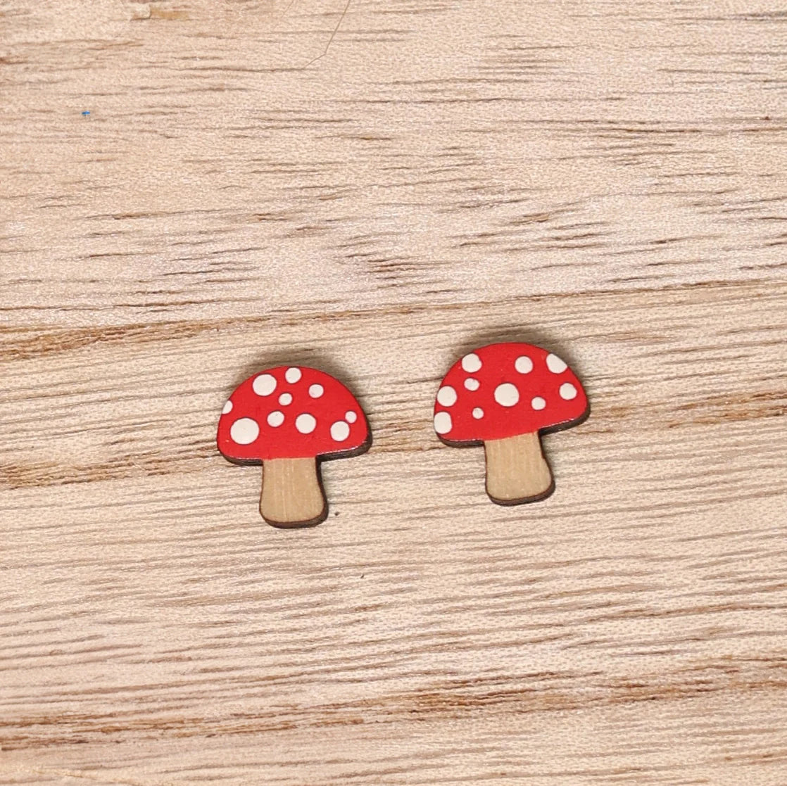 Mushroom Studs from LE CHIC MIAMI