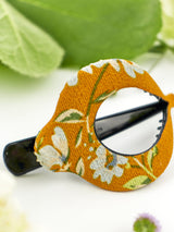 Mustard Wildflower Arc Hair Clip from Ash & Rose