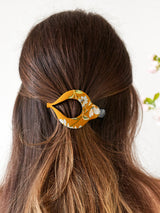 Mustard Wildflower Arc Hair Clip from Ash & Rose