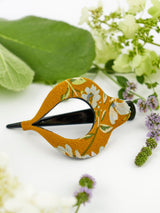 Mustard Wildflower Arc Hair Clip from Ash & Rose