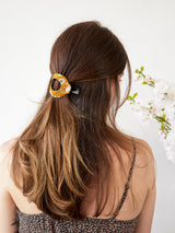 Mustard Wildflower Arc Hair Clip from Ash & Rose