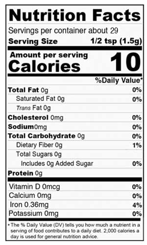 Stello Foods Spices - Mustard - Ground 1.8 oz from Stello Foods
