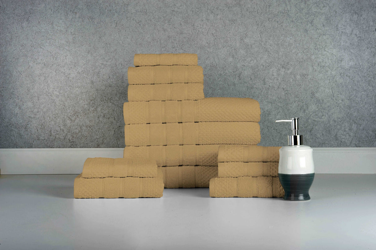 Bibb Home 12 Piece Egyptian Cotton Towel Set. from Bed Bath Fashions