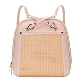 Daisy Rattan Convertible Backpack from MMS Brands