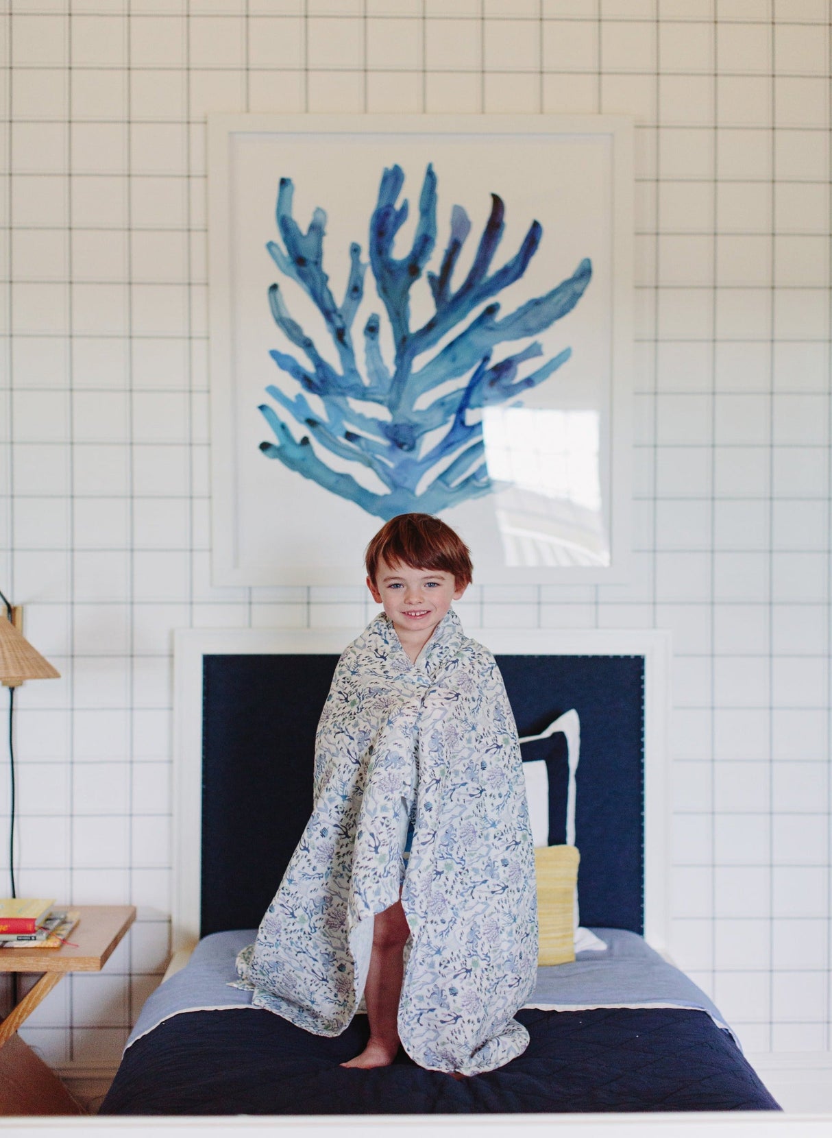 Coral Reef Shawl Blanket from Timo & Violet