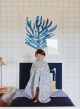 Coral Reef Shawl Blanket from Timo & Violet