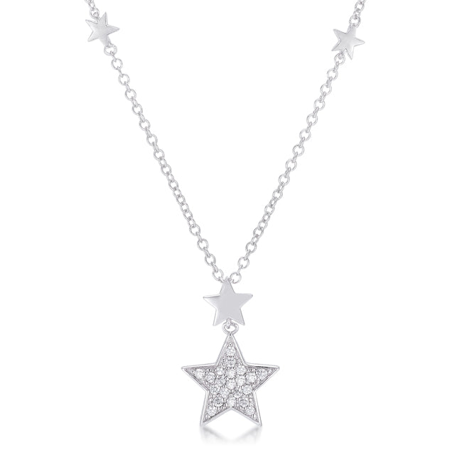 .32Ct Star Necklace with Shimmering CZ from Avera Group
