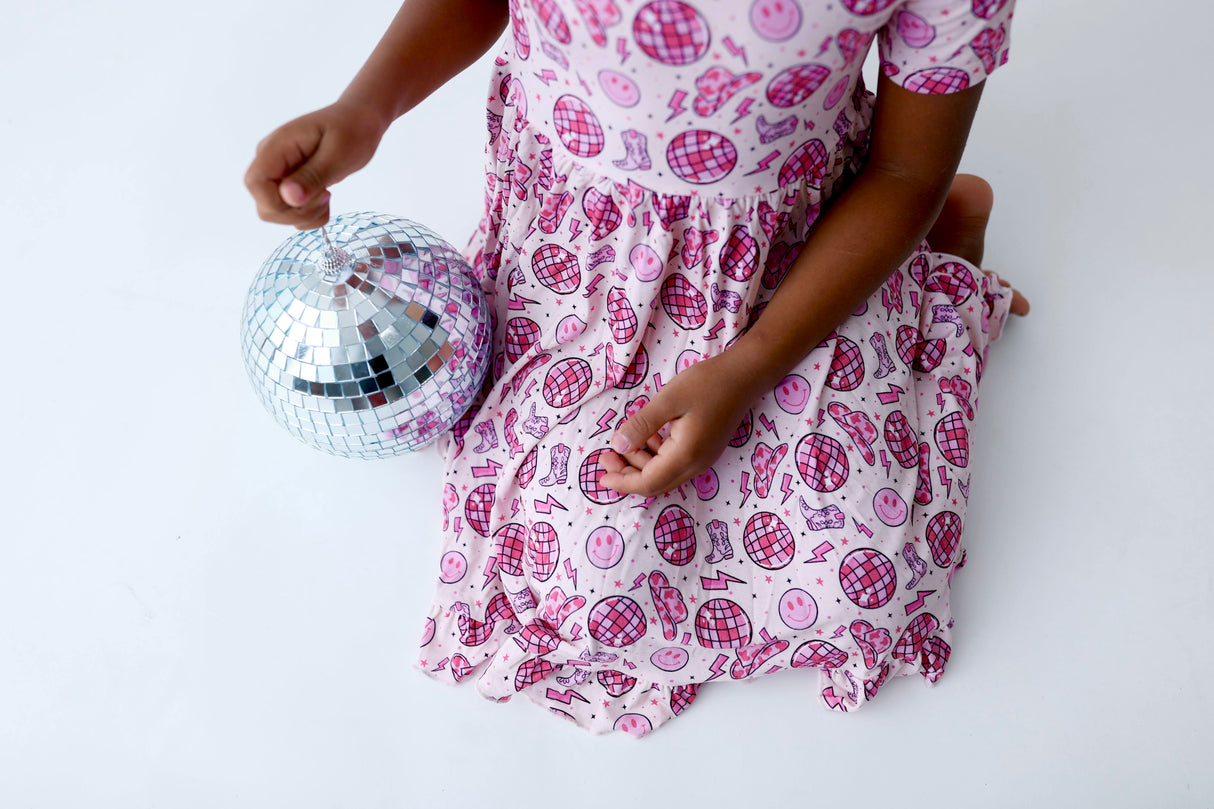 LET'S GO GIRLZZZ DREAM RUFFLE DRESS from DREAM BIG LITTLE CO