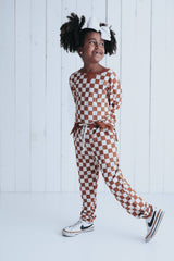 COPPER CHECKERS DREAM PULLOVER from DREAM BIG LITTLE CO