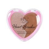 PxLook HeartBreaker Highlighter and Bronzer Duo from Prolux Cosmetics