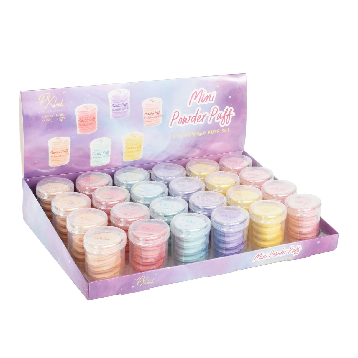 MINI POWDER PUFF SET from Prolux Cosmetics from Prolux Cosmetics