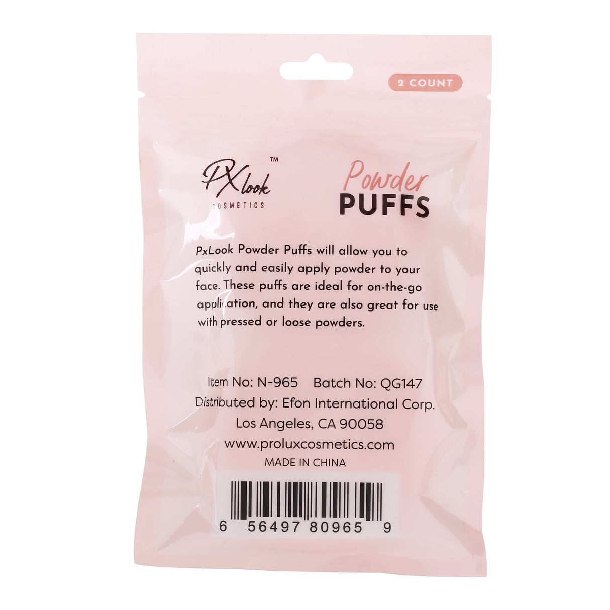 POWDER PUFFS from Prolux Cosmetics