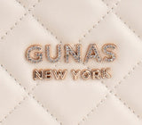 Koi - Off-white Quilted Vegan Leather Purse from Gunas New York