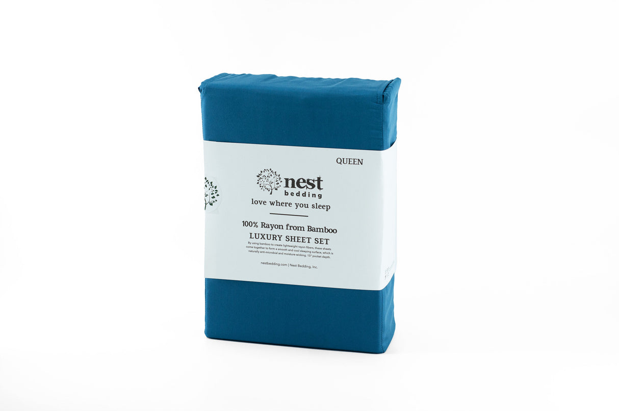 Bamboo Sheet Set + Pillowcases from Nest Bedding