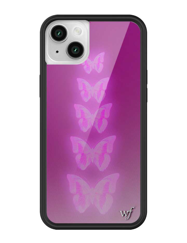 Neon Butterfly iPhone Case from Wildflower Cases