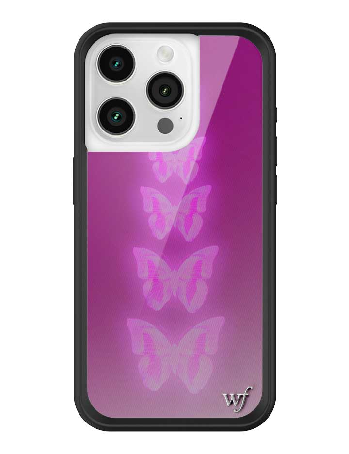 Neon Butterfly iPhone Case from Wildflower Cases