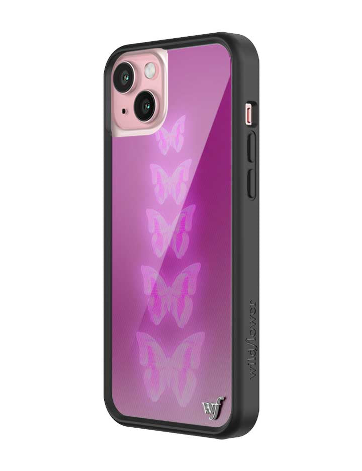 Neon Butterfly iPhone Case from Wildflower Cases