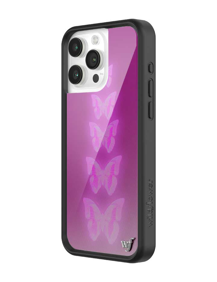Neon Butterfly iPhone Case from Wildflower Cases
