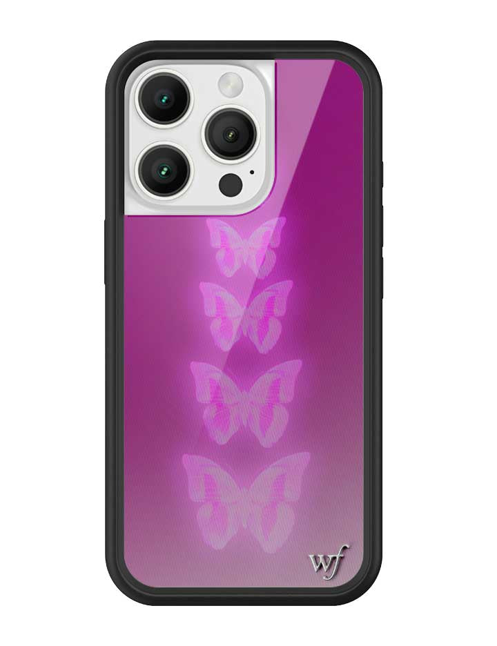 Neon Butterfly iPhone Case from Wildflower Cases