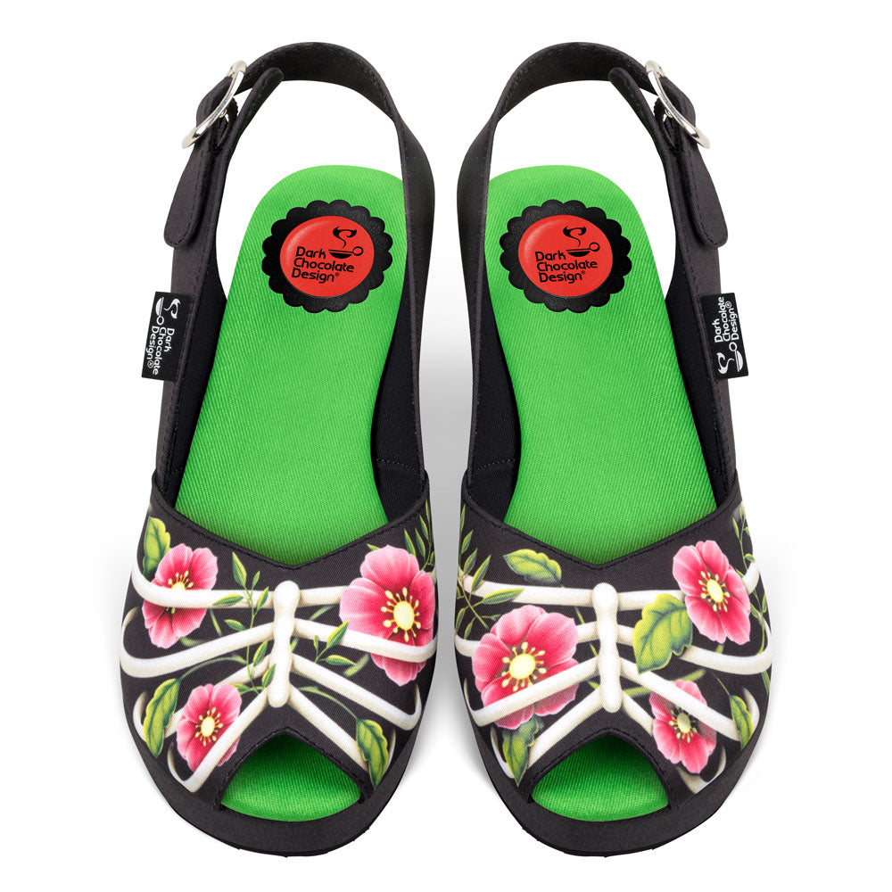 Chocolaticas® Necroflora Women's Sandal From Hot Chocolate Design