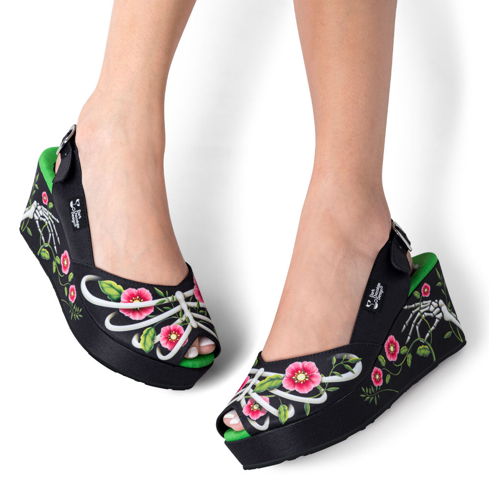 Chocolaticas® Necroflora Women's Sandal From Hot Chocolate Design