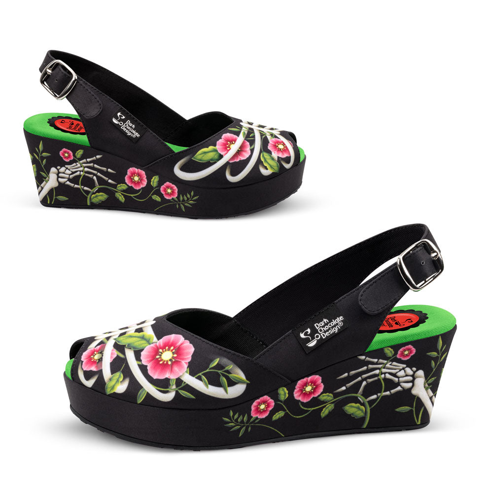 Chocolaticas® Necroflora Women's Sandal From Hot Chocolate Design