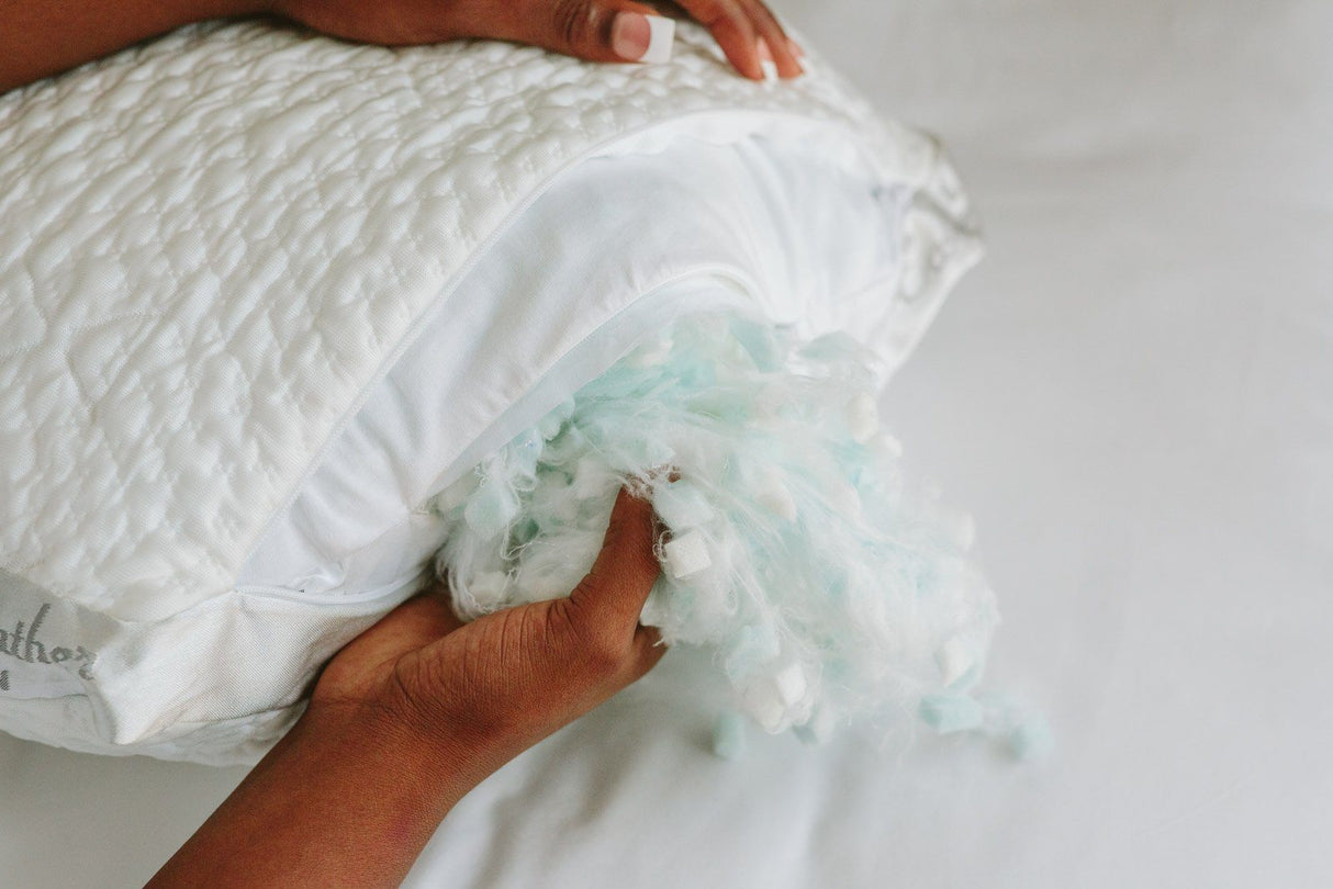 Easy Breather Shredded Foam Pillow From Nest Bedding
