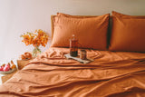 Sateen Organic Cotton Sheet Set + Pillowcases From Nest Bedding