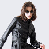 The Midnight Leather Trench Coat from FAD