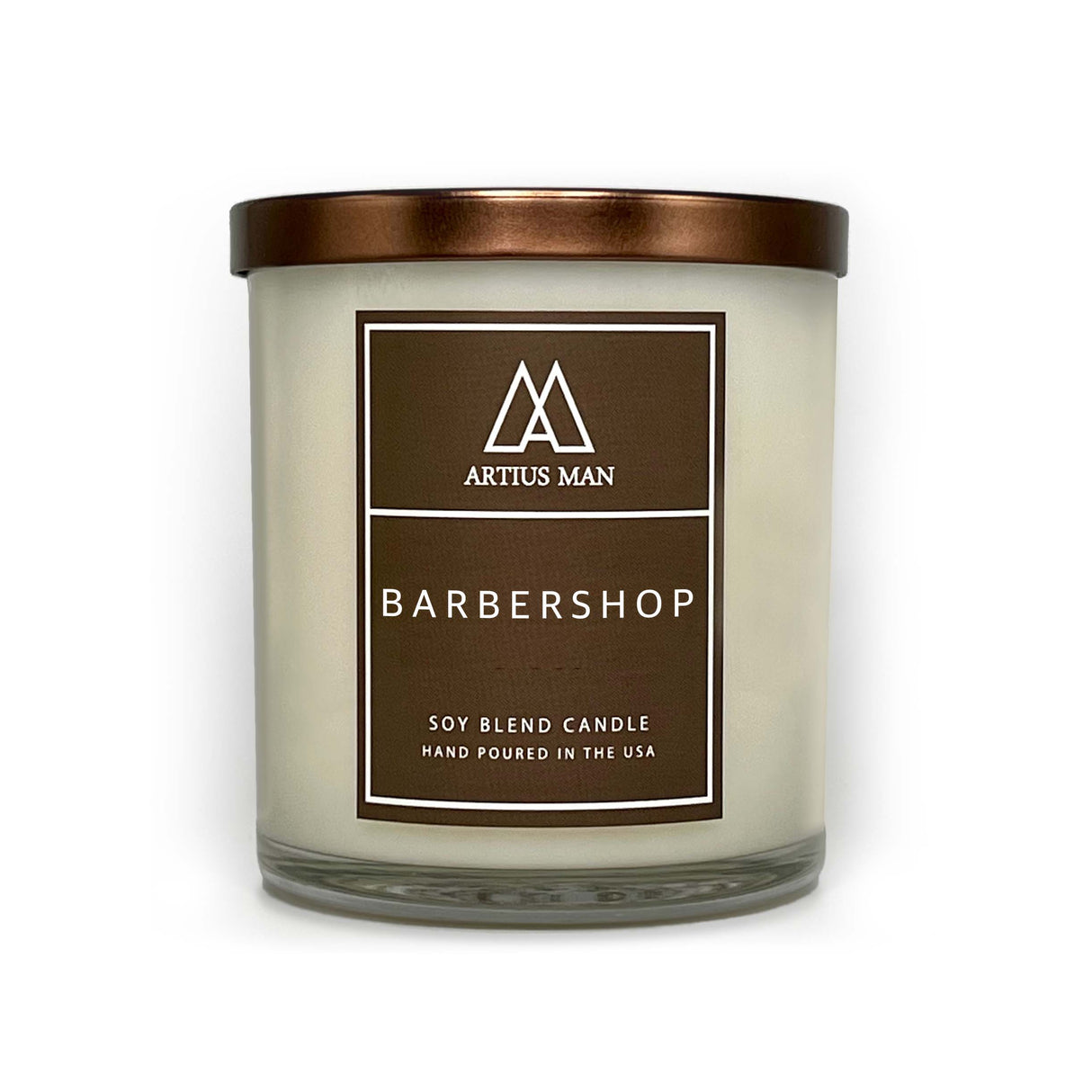 Soy Blend Wood Wick Candle - Barbershop from Artius Man