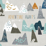 Adventure Awaits Splash Mat - A Waterproof Catch-All for Highchair Spills and More! from BapronBaby
