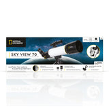 National Geographic SKY VIEW 70 - 70mm Refractor Telescope with Panhandle Mount - 80-00370 from Explore Scientific