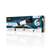 National Geographic SKY VIEW 70 - 70mm Refractor Telescope with Panhandle Mount - 80-00370 from Explore Scientific