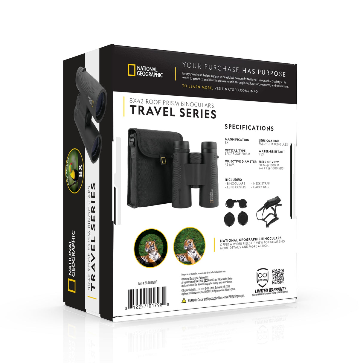 National Geographic 8x42 Binoculars - 80-00842CP from Explore Scientific